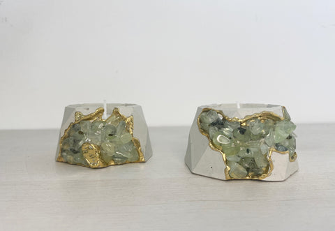 The Earth Collection Diamond Tealight Holders