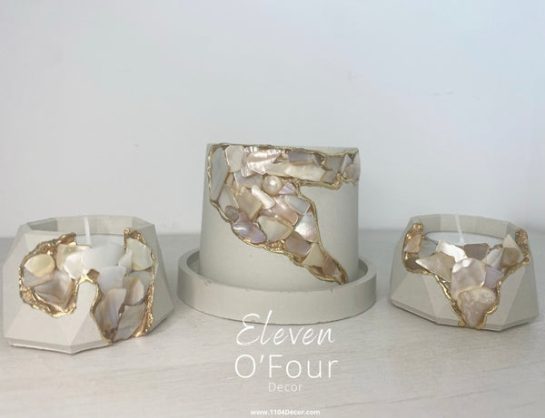 Mother of Pearl Trio Set