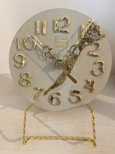 City Collection Gold "London" Table Clock