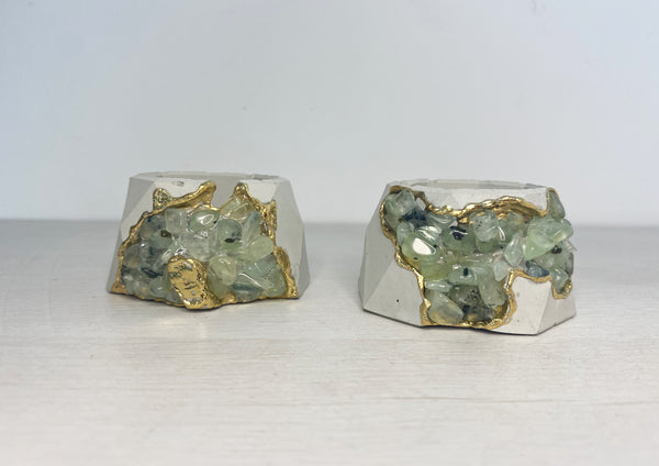 The Earth Collection Diamond Tealight Holders